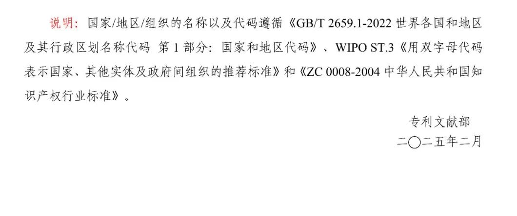 《专利文献号码检索指南2025版》发布