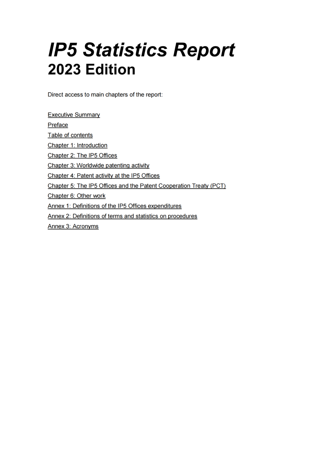 《2023年世界五大知识产权局统计报告》(中英文版全文)发布!