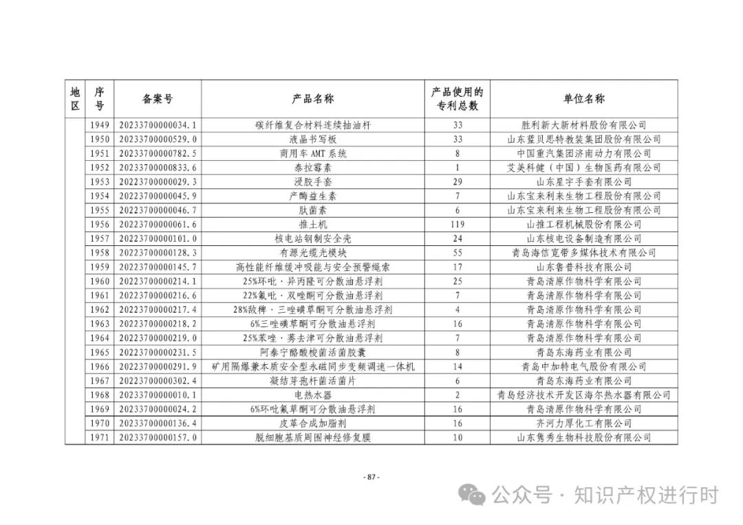 3197件！2024年度专利密集型产品名单