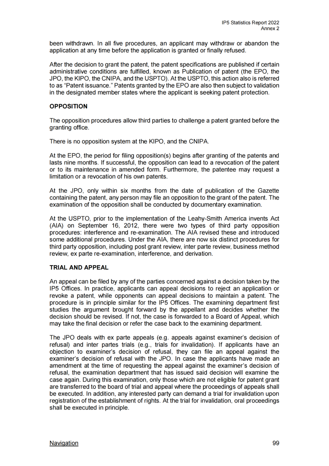 《2023年世界五大知识产权局统计报告》(中英文版全文)发布!