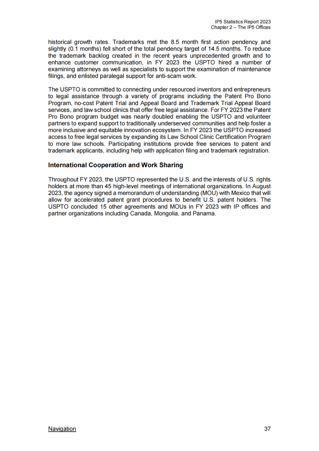 《2023年世界五大知识产权局统计报告》(中英文版全文)发布!