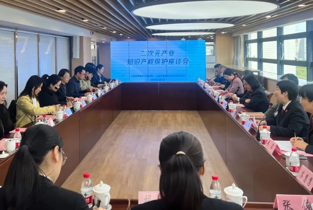 【动态】黄浦区知识产权局联合区人民法院召开二次元产业知识产权保护座谈会