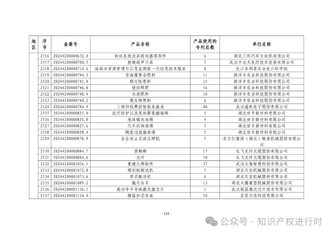 3197件！2024年度专利密集型产品名单