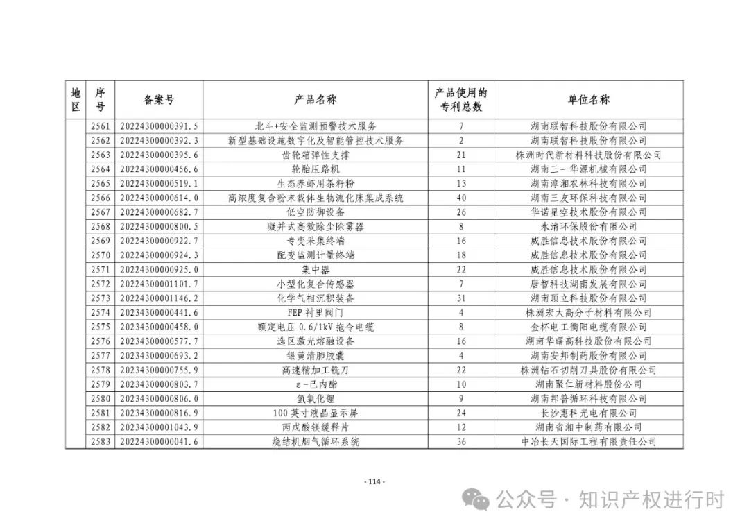 3197件！2024年度专利密集型产品名单
