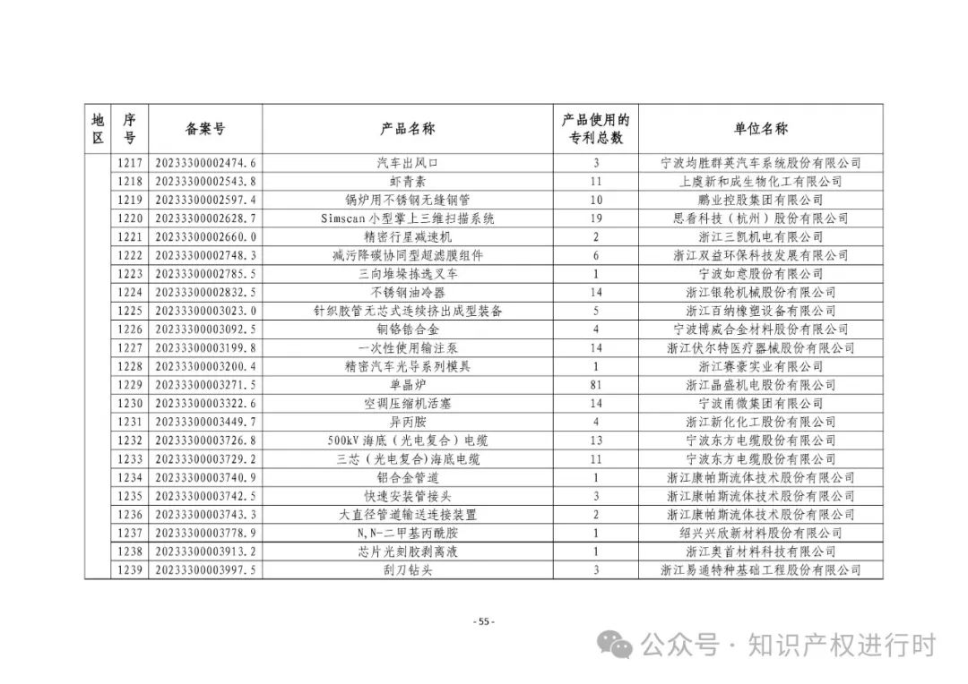 3197件！2024年度专利密集型产品名单