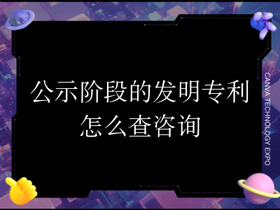 公示阶段的发明专利怎么查咨询