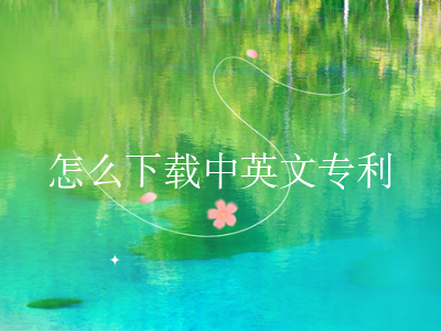 怎么下载中英文专利