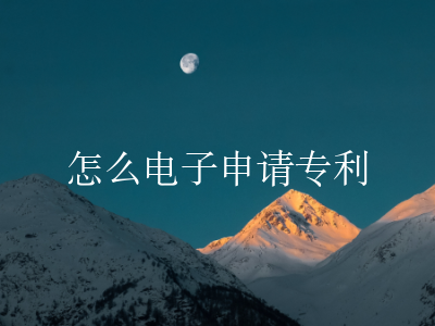 怎么电子申请专利