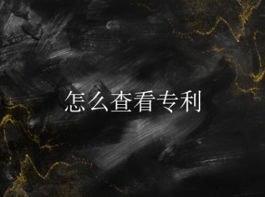 怎么查看专利
